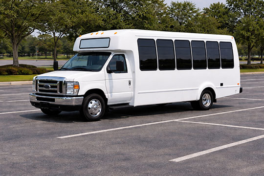 20-passenger minibus available for charter in Michigan City, IN