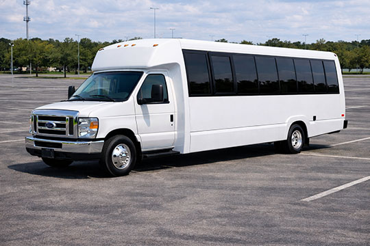 25-passenger minibus available for charter in Michigan City, IN